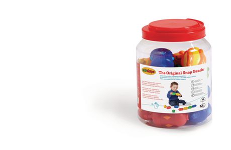 Edushape Sensory Snap Beads Jar