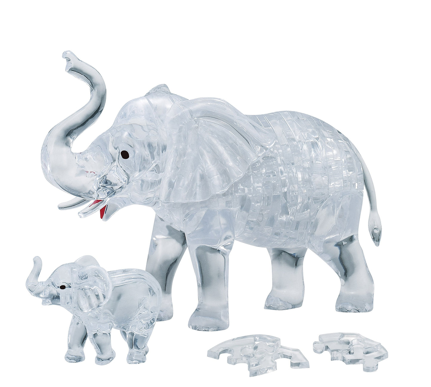 BEVERLY Crystal 3D Puzzle 486503 Elephant Clear 46 Pieces