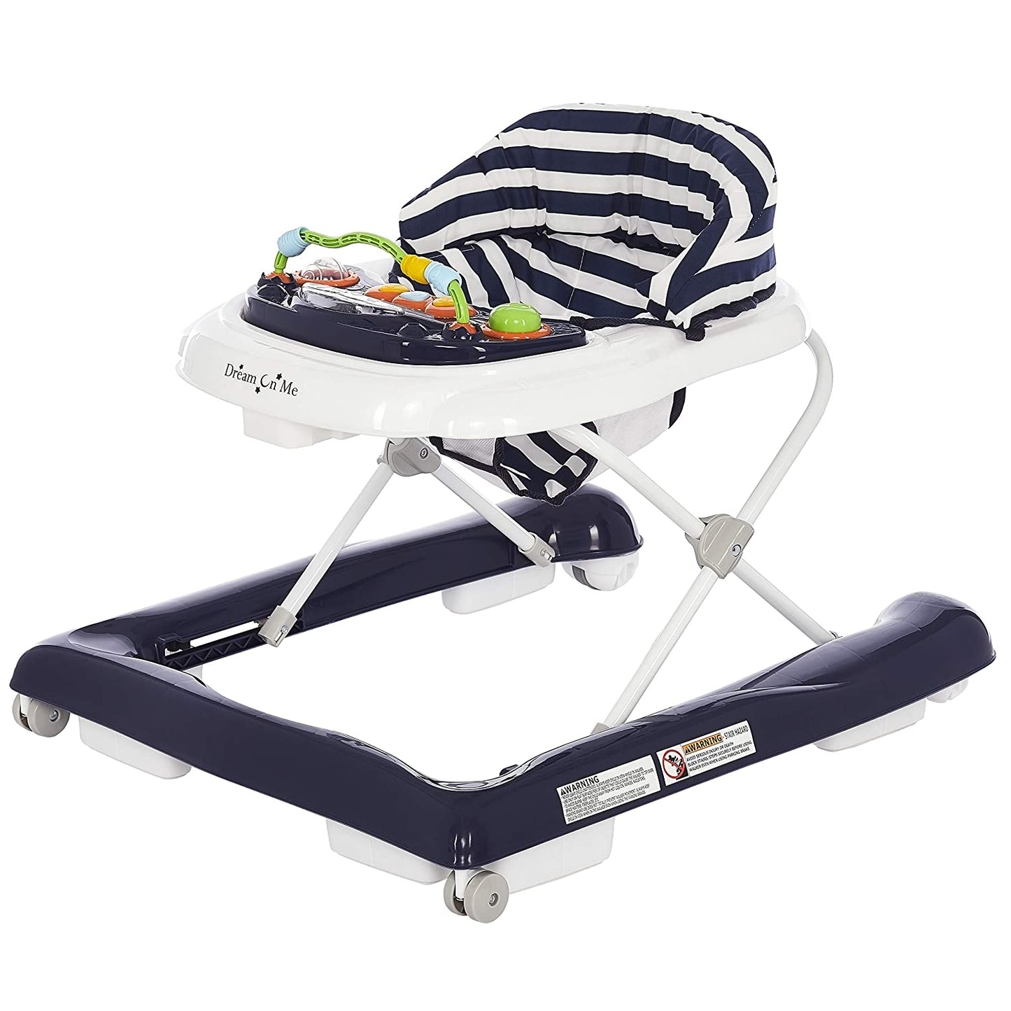 2 IN 1 BABY WALKER NAVY/WHIT