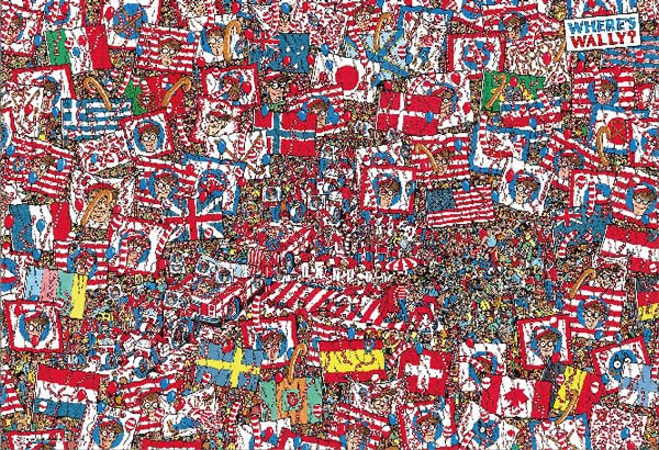BEVERLY 31-540 Jigsaw Puzzle Where'S Wally Grand Flag Party 1000 Pieces