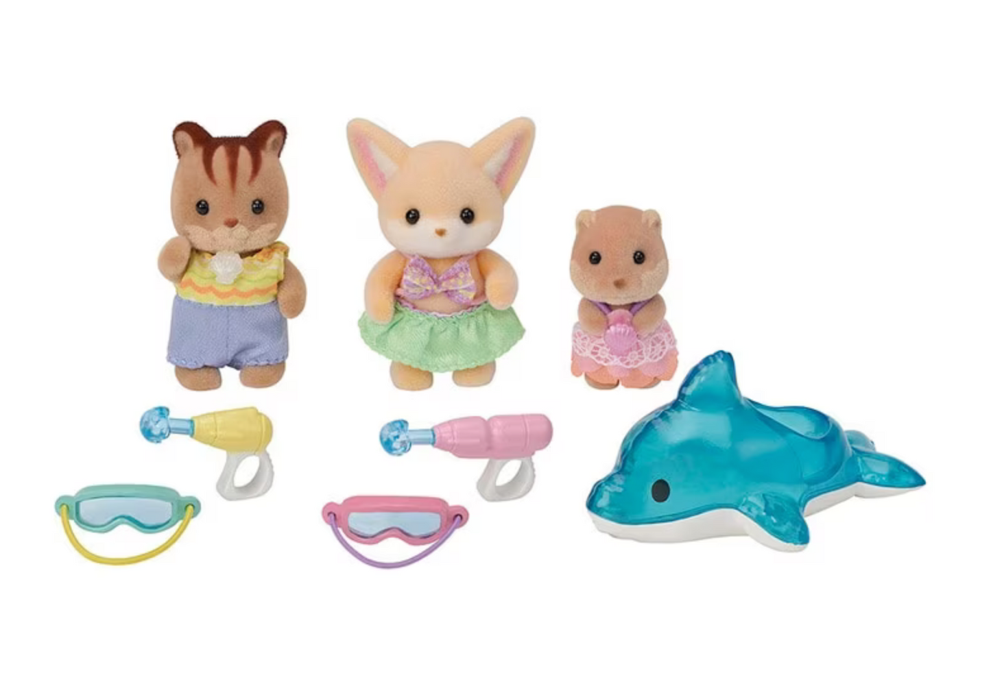 Calico Critters Pool Fun Trio