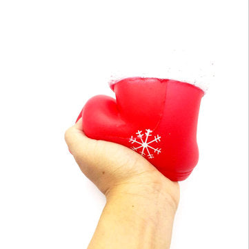 Chameleon Squishy Christmas Boots Santa Claus Boot Toy - A Perfect Festive Gift for Kids