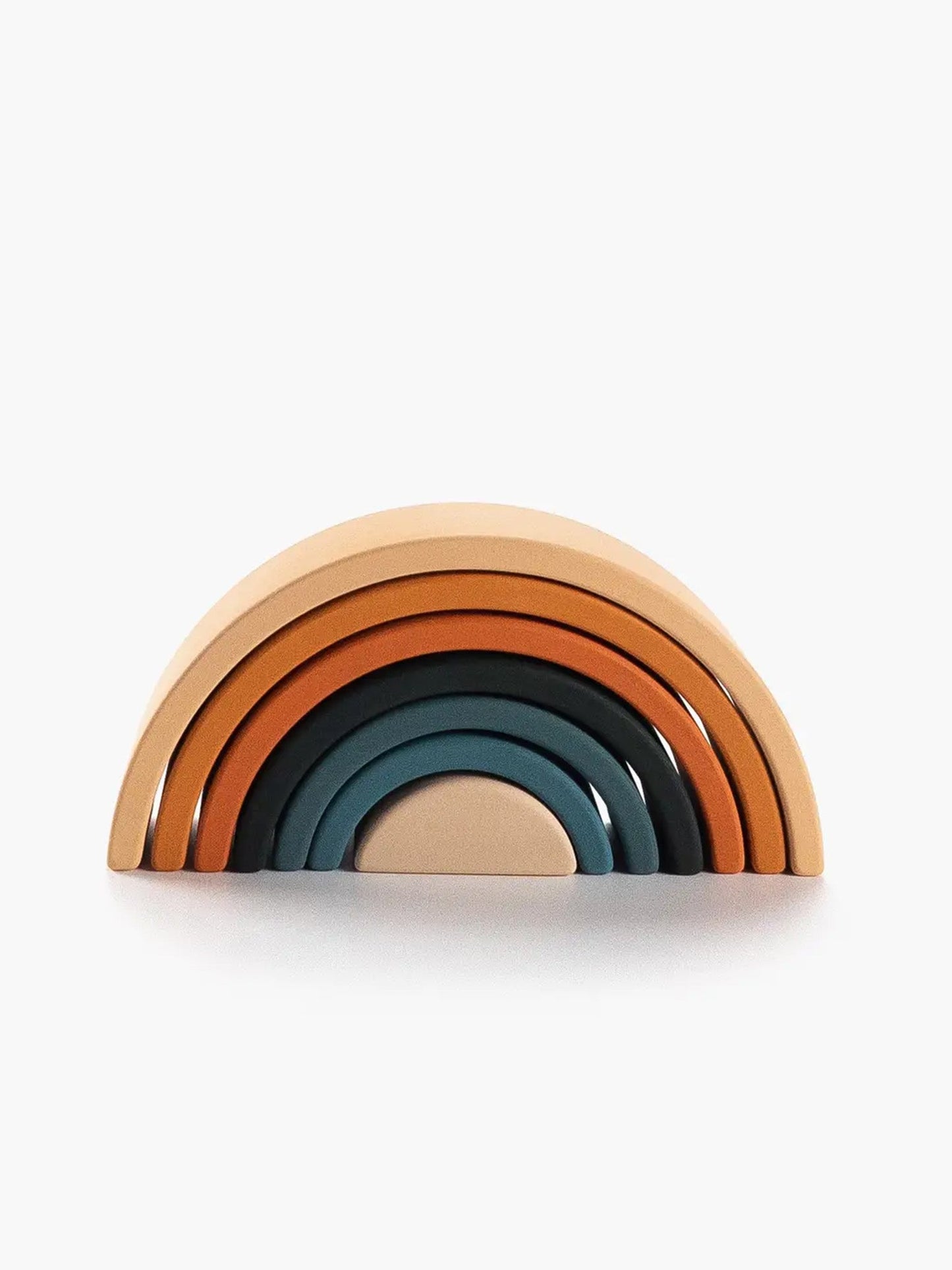 Wooden Mini Rainbow Stacker