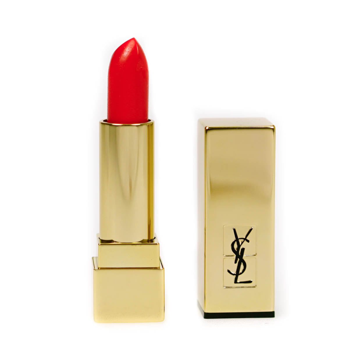 YSL Rouge Pur Couture Pure Satin Lipstick 13 Le Orange (Blemished Box)