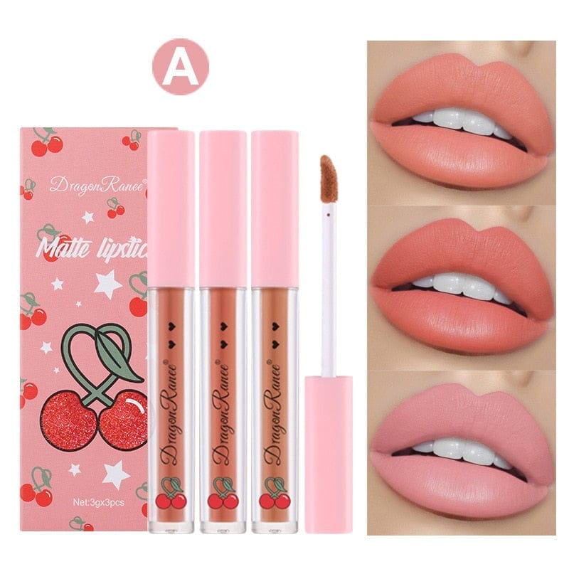6 Pieces Lip Gloss Stain Long Lasting Liquid Lipstick Fashion Makeup