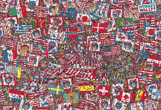 BEVERLY 31-540 Jigsaw Puzzle Where'S Wally Grand Flag Party 1000 Pieces