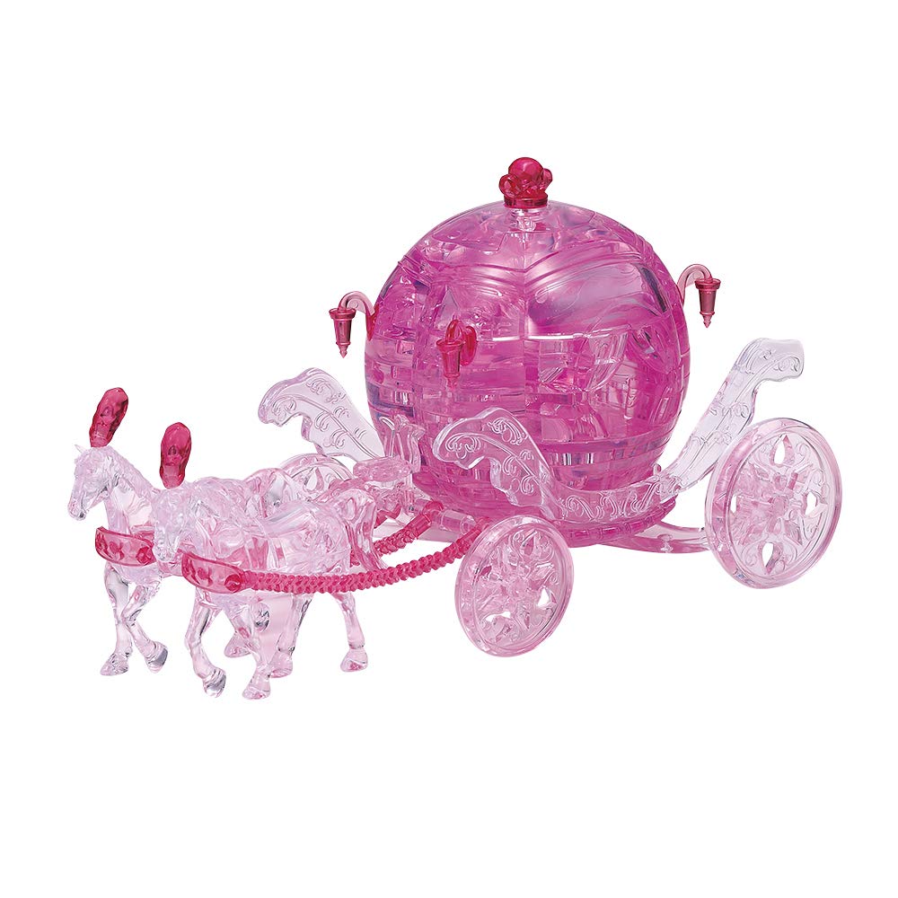 Beverly Crystal 3D Puzzle Royal Carriage Rose (67 Pieces) Crystal Jigsaw Puzzle
