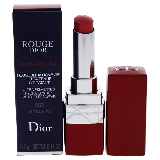 Rouge Dior Ultra Rouge Lipstick - 555 Ultra Kiss by Christian Dior for Women - 0.11 oz Lipstick