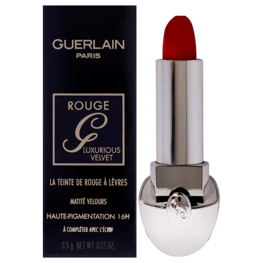 Rouge G Luxurious Velvet Matte Lipstick - 510 Rouge Red by Guerlain for Women - 0.12 oz Lipstick