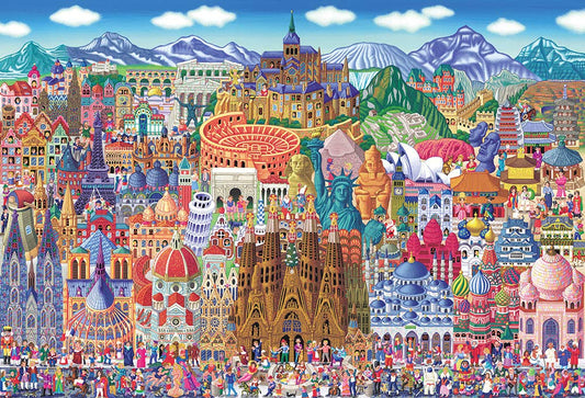 Beverly S92-505 Jigsaw Puzzle Naoki Tanaka Collection Of World Famous Paces! (2000-S Pieces)
