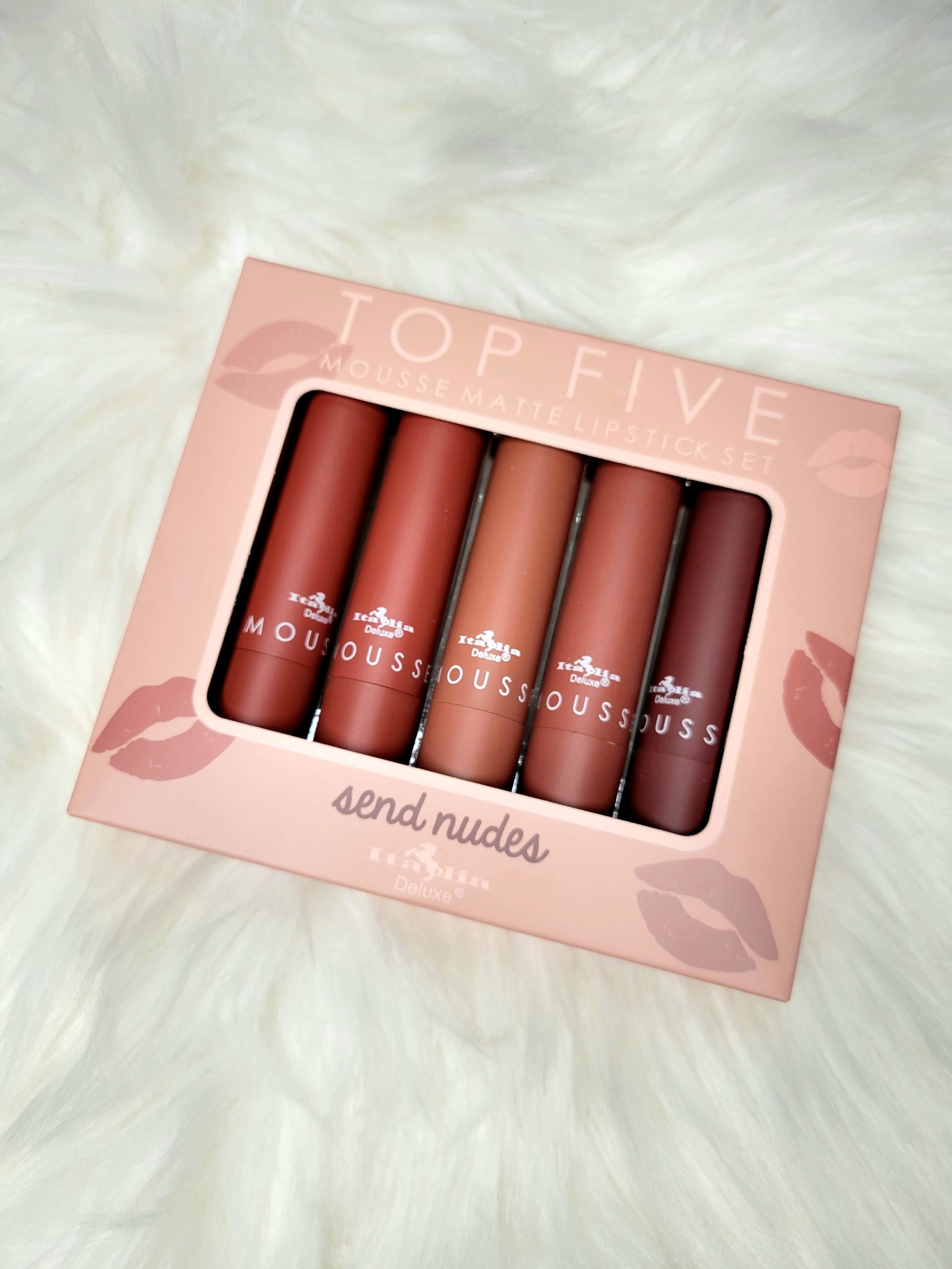 Top Five Mousse Matte Lipstick Set - neutral