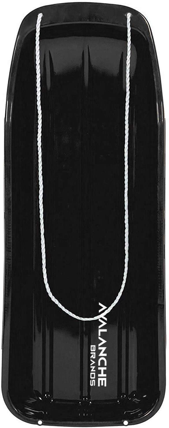 Classic Downhill Toboggan Snow Sled Includes Pull Rope and Handles (48") - Tadpole