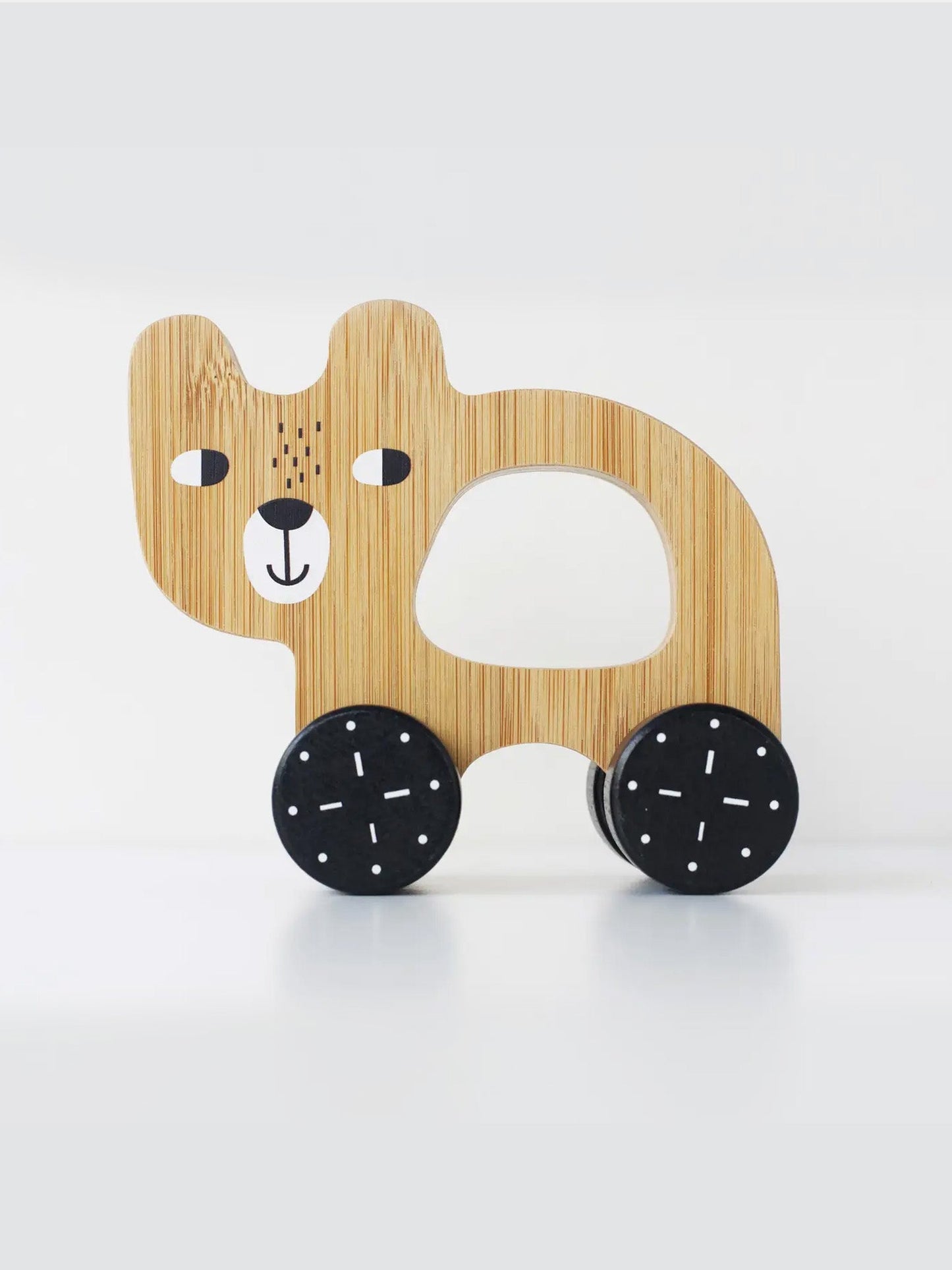 Wooden Bear Push Toy