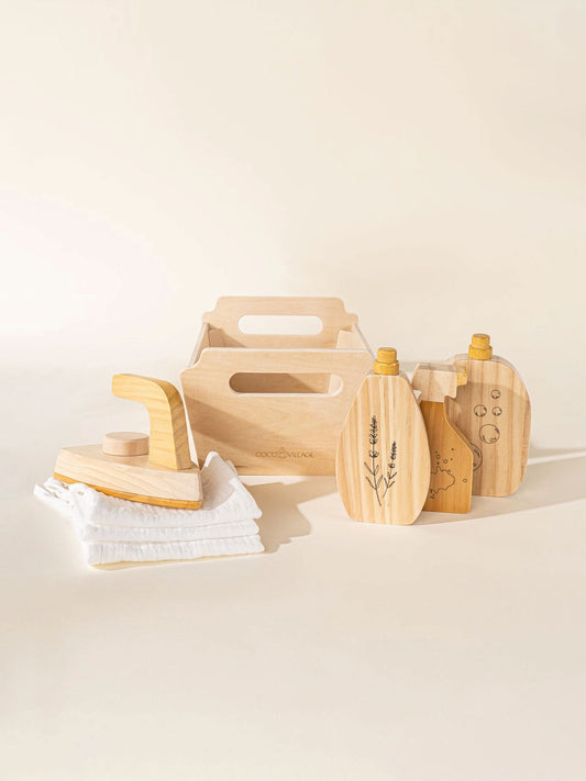 Wooden Laundry Play Set