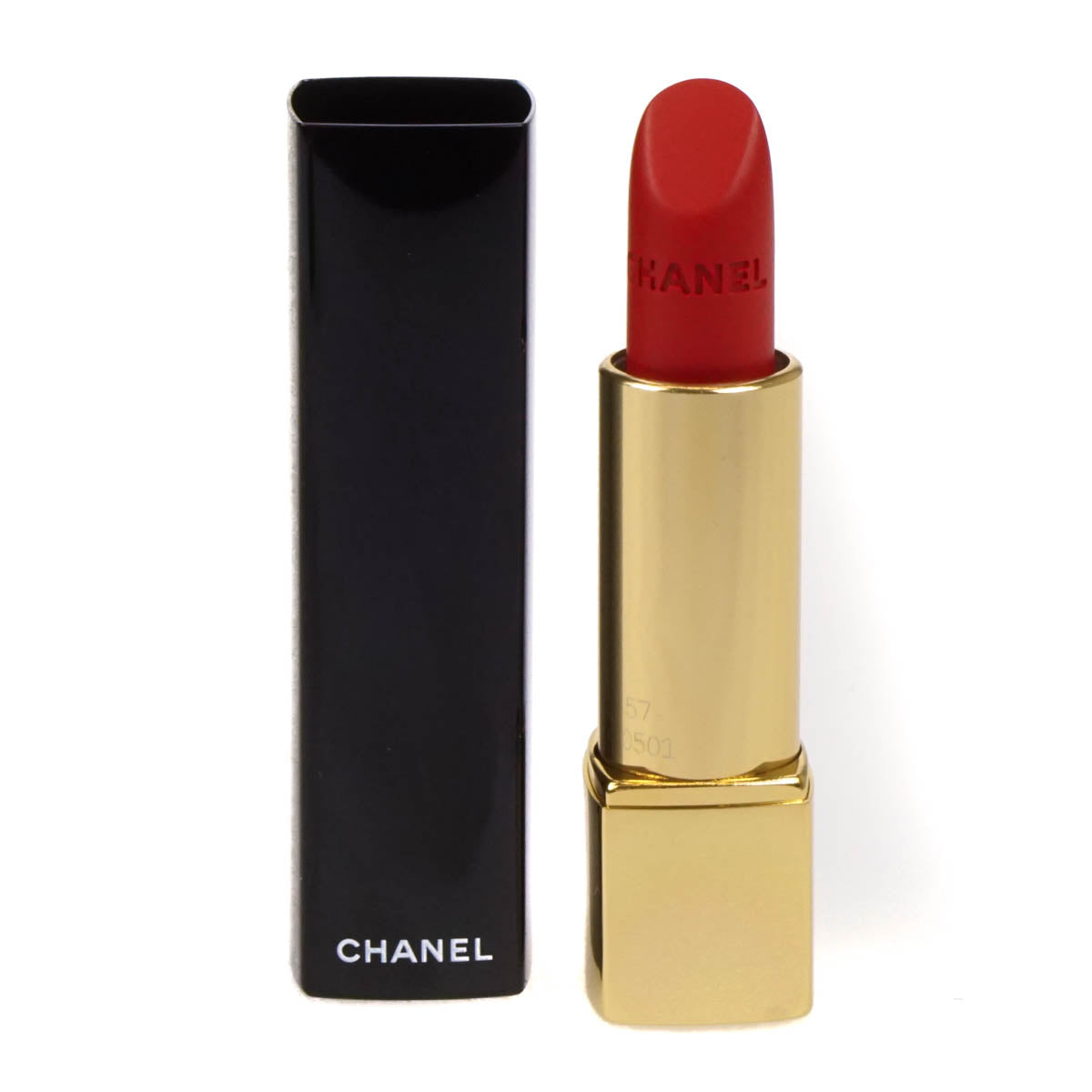 Chanel Rouge Allure Velvet Luminous Matte Lipstick 57 Rouge Feu