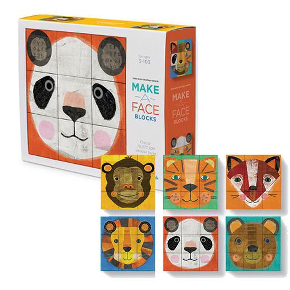 Crocodile Creek- Puzzle Block/Make-A-Face