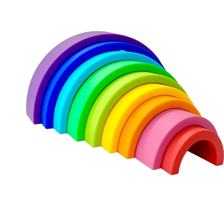 Silicone Stacking Rainbow