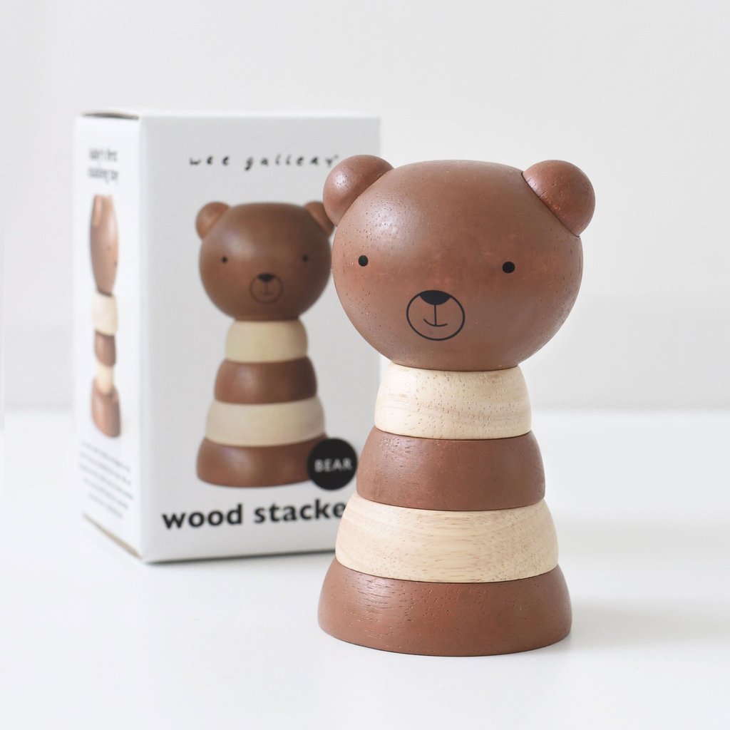 Wee Gallery Wood Stacker - Tadpole