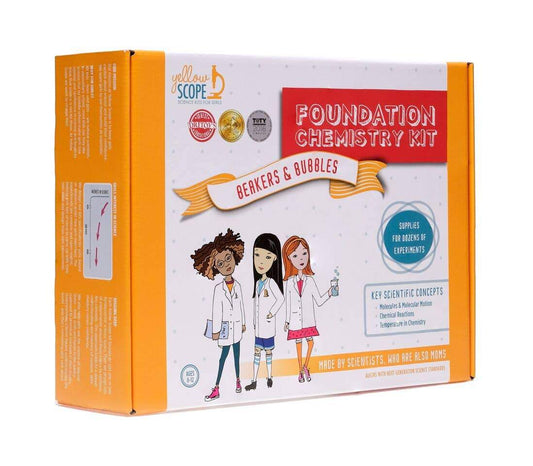 Yellow Scope Foundation Chemistry Kit: Beakers & Bubbles